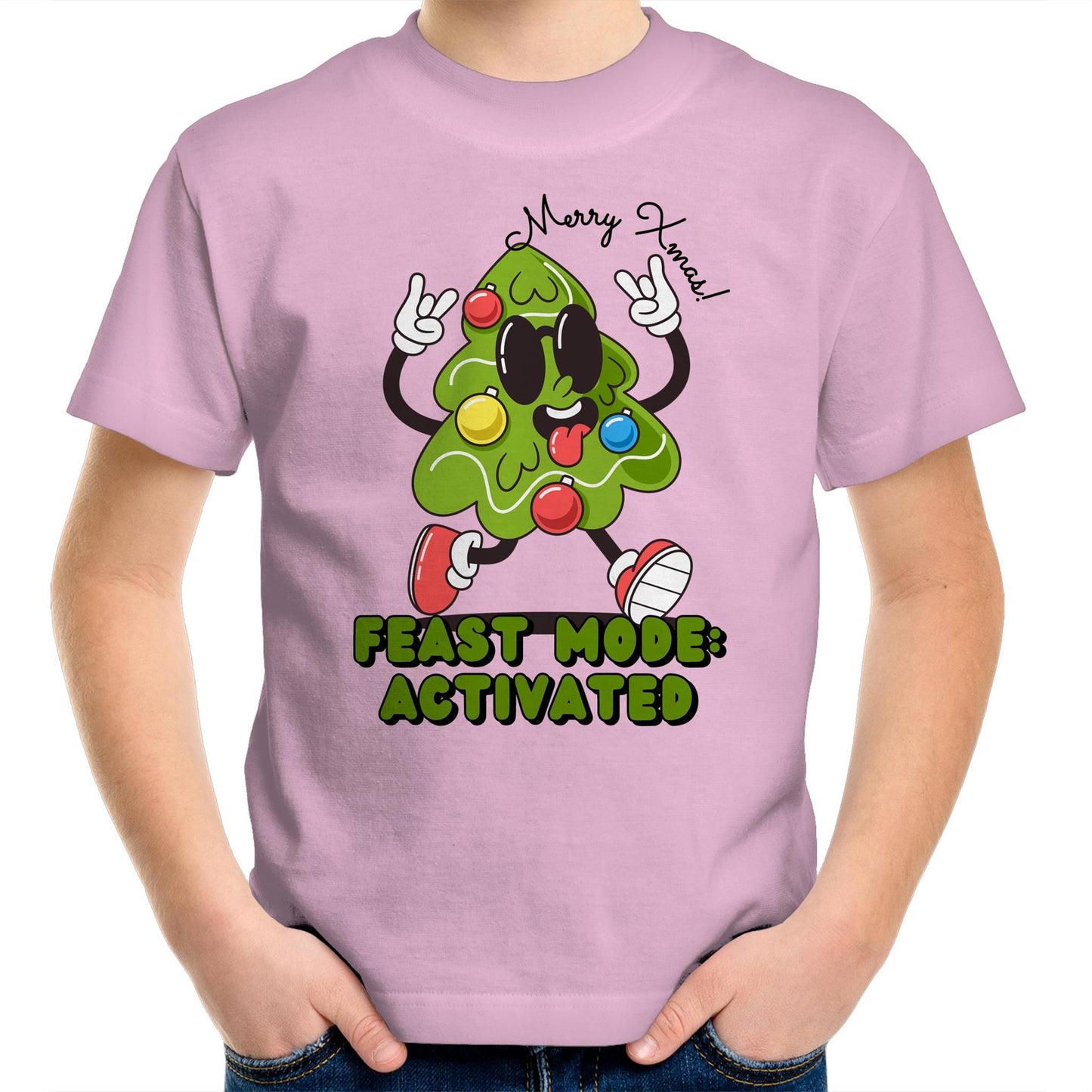 Christmas Feast Mode Activated - Kids Youth T-Shirt