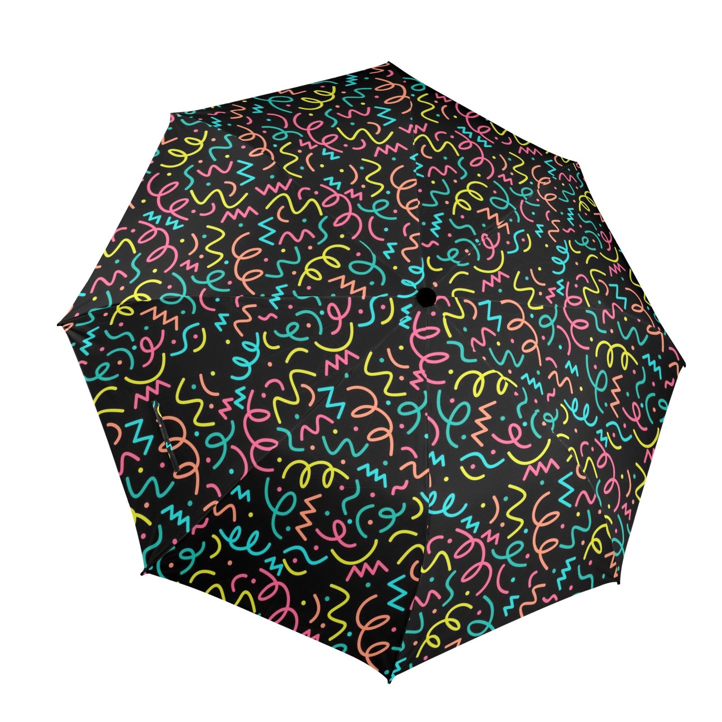 Squiggle Time - Semi-Automatic Foldable Umbrella Semi-Automatic Foldable Umbrella