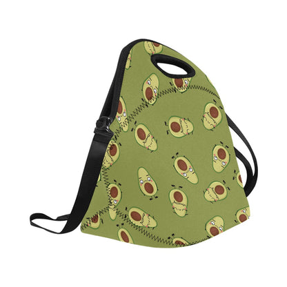 Avocado Characters - Neoprene Lunch Bag/Large