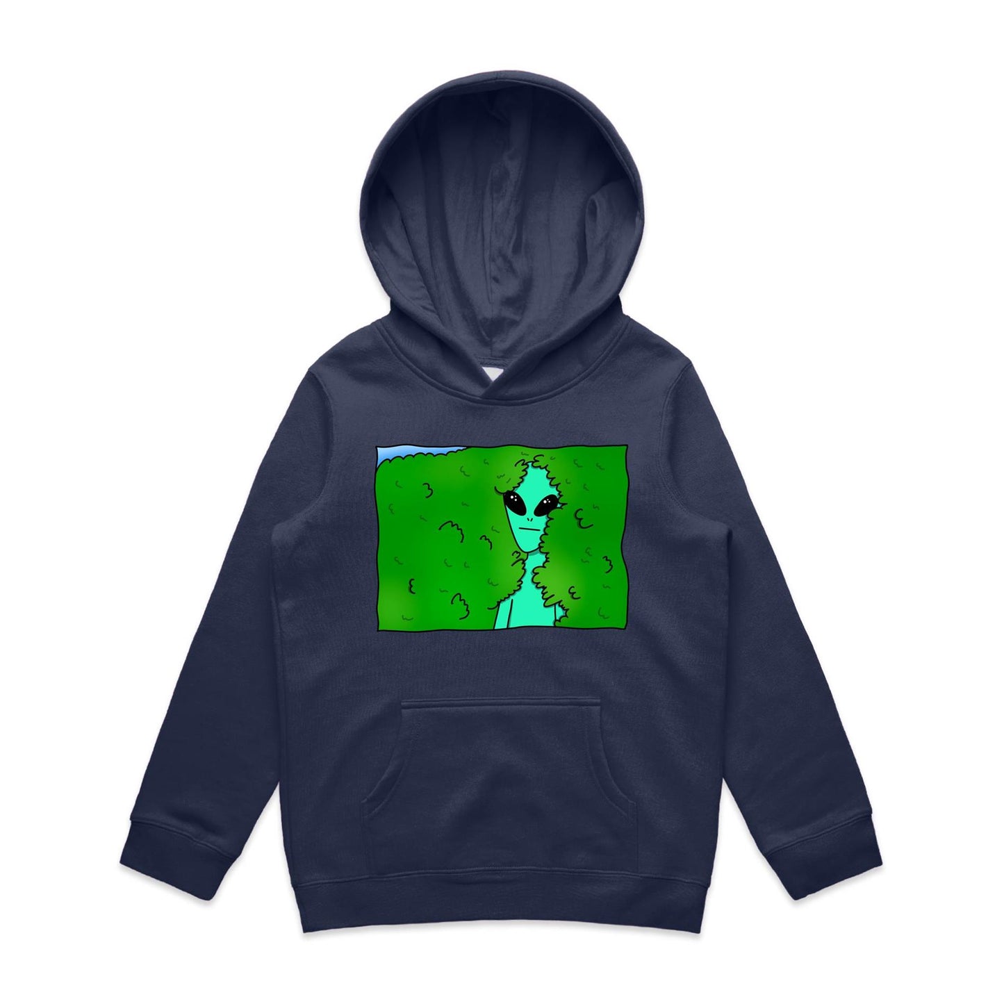 Alien Backing Into Hedge Meme - Youth Supply Hood