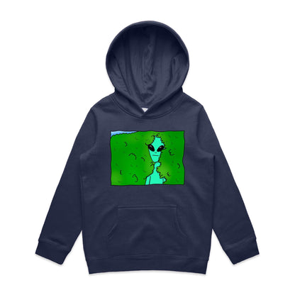 Alien Backing Into Hedge Meme - Youth Supply Hood