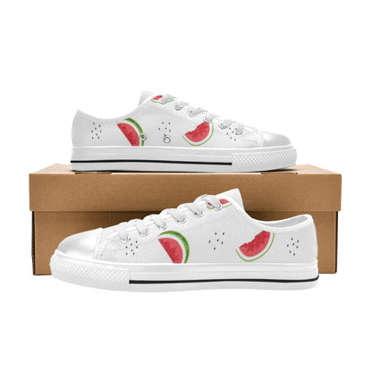 Watermelon - Women's Classic Canvas Shoes Women's Canvas Shoes