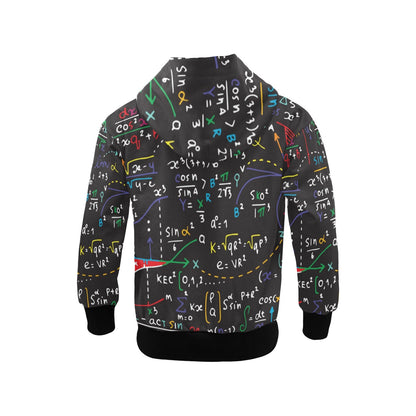 Colourful Maths Formulas - Junior Boys Zip Up Hoodie