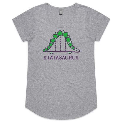 Statasaurus, Maths Dinosaur - Womens Scoop Neck T-Shirt