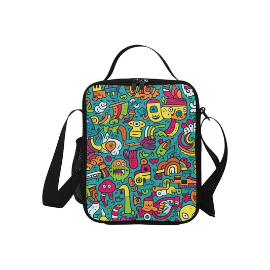 Crazy Characters - Crossbody Lunch Bag for Kids