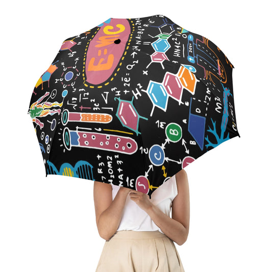 Science Time Blackboard - Semi-Automatic Foldable Umbrella