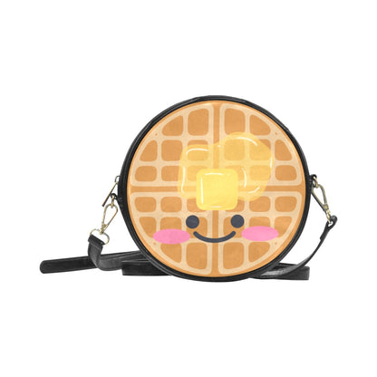 Smiling Waffle - Round Sling Bag