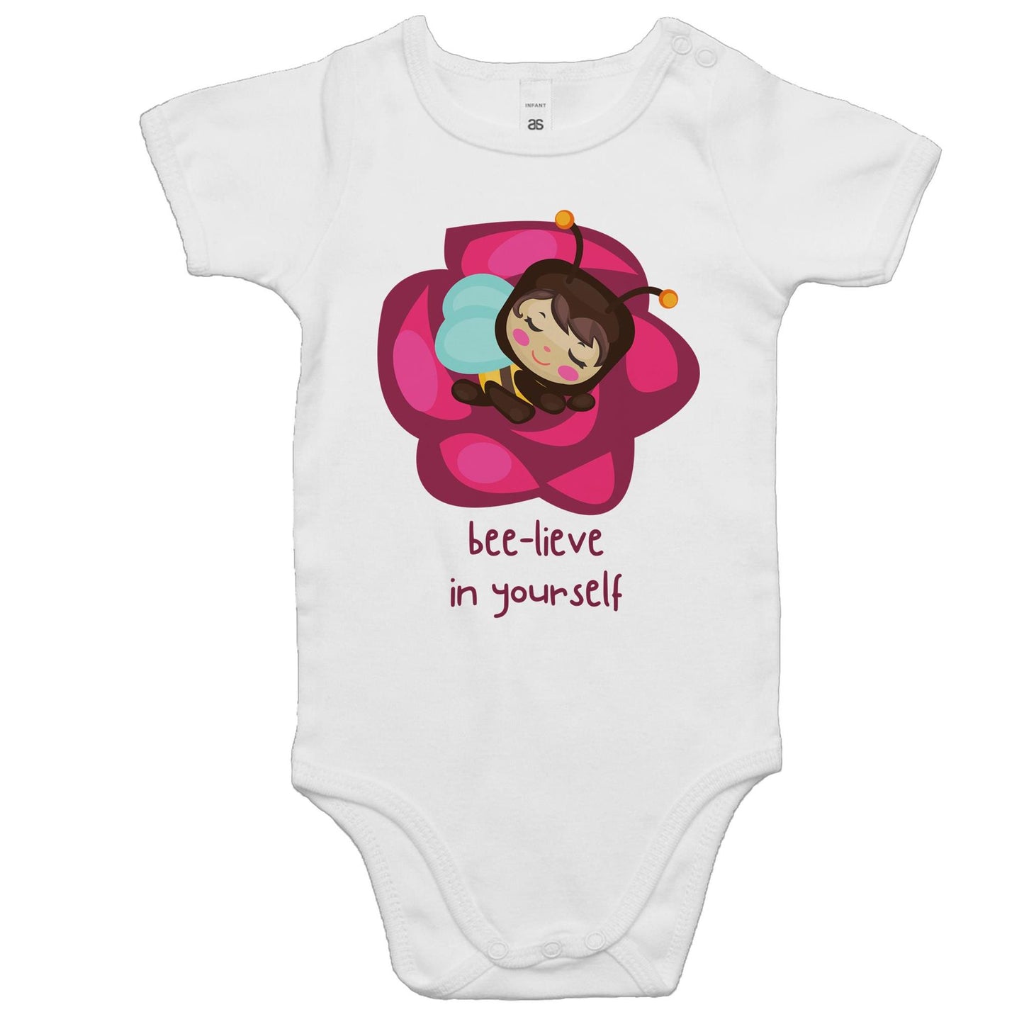 Bee-lieve In Yourself - Baby Bodysuit