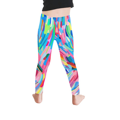 Brushstrokes - Kid's Ankle Length Leggings