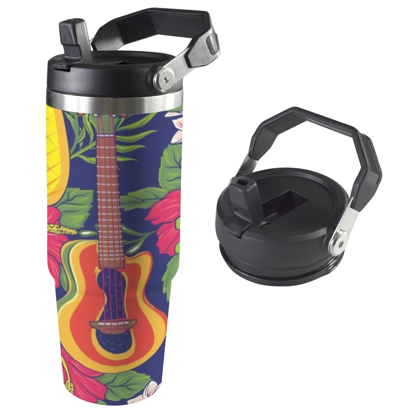 Ukulele - 30oz Tumbler with Top Handle