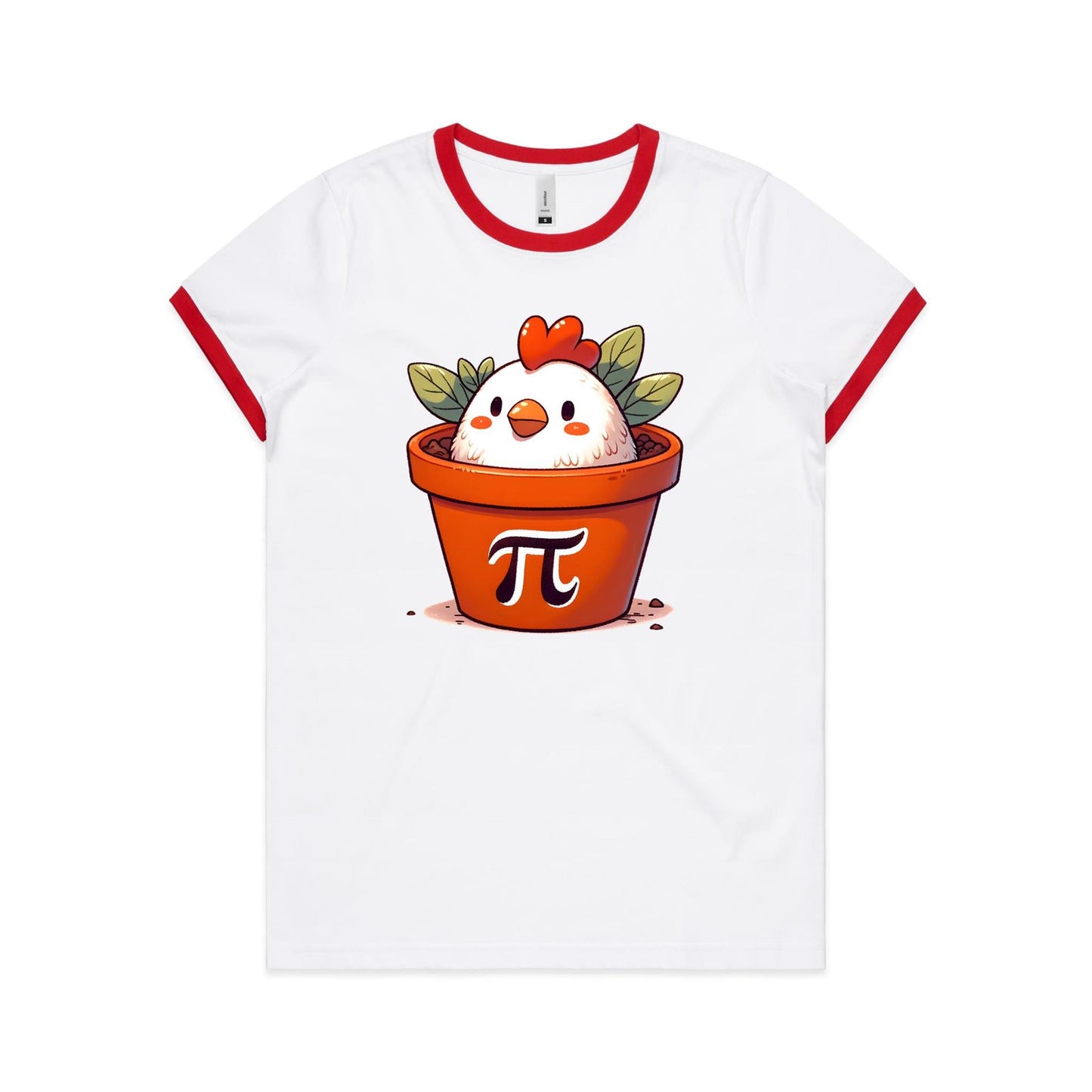 Chicken Pot Pi - Women's Ringer Tee