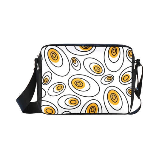 Abstract Eggs - Classic Cross-body Nylon Bags