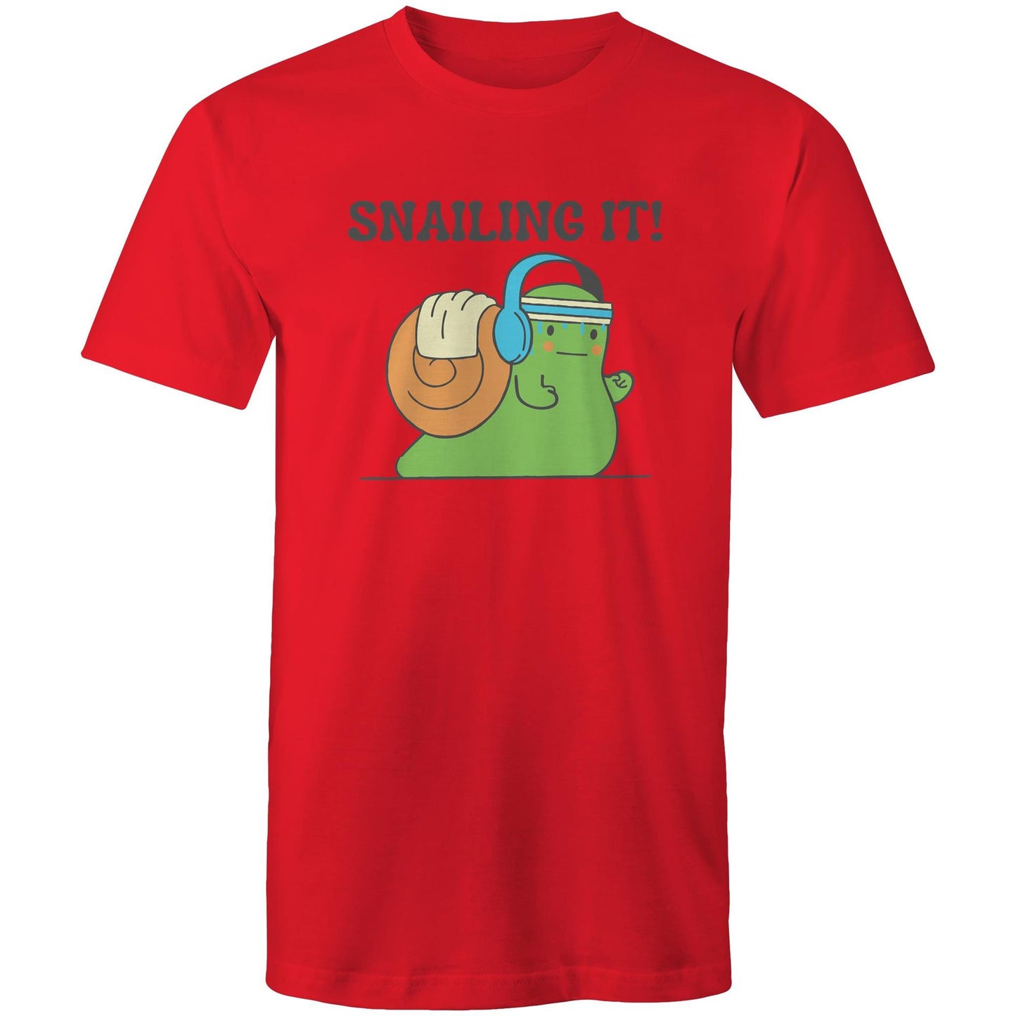 Snailing It - Mens T-Shirt