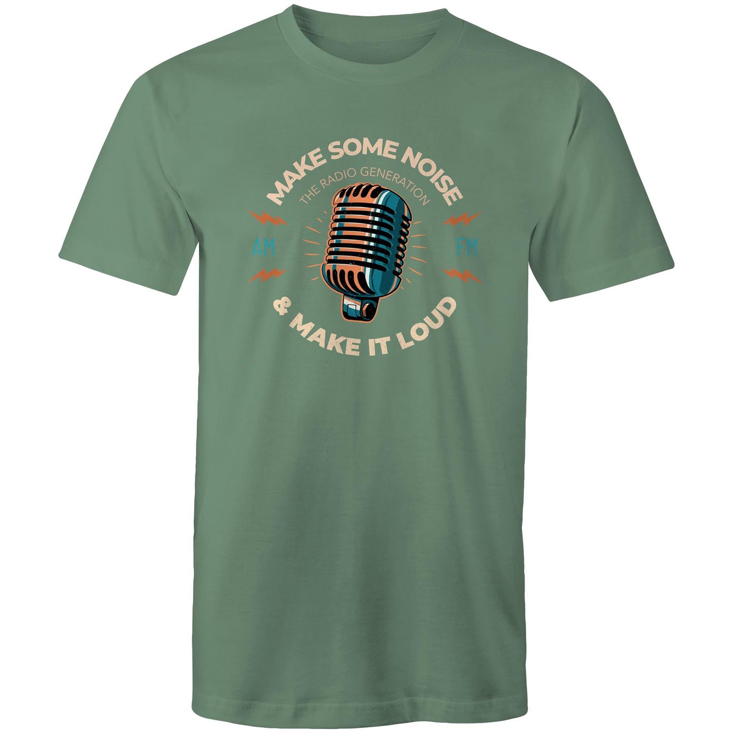 Make Some Noise And Make It Loud - Mens T-Shirt Sage Mens T-shirt Music