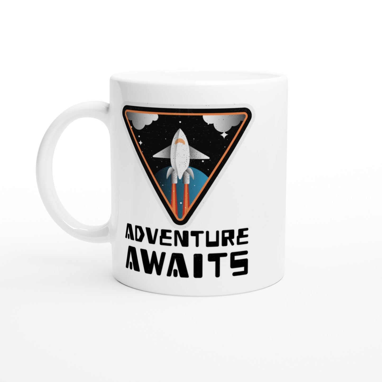 Adventure Awaits - White 11oz Ceramic Mug Default Title White 11oz Mug Globally Fulfilled Positivity