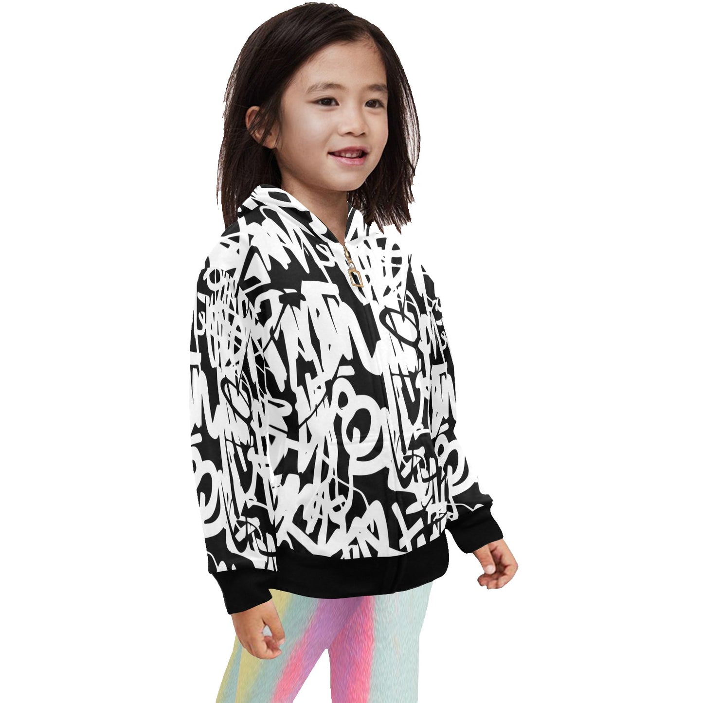 Graffiti - Junior Girls Zip up Hoodie