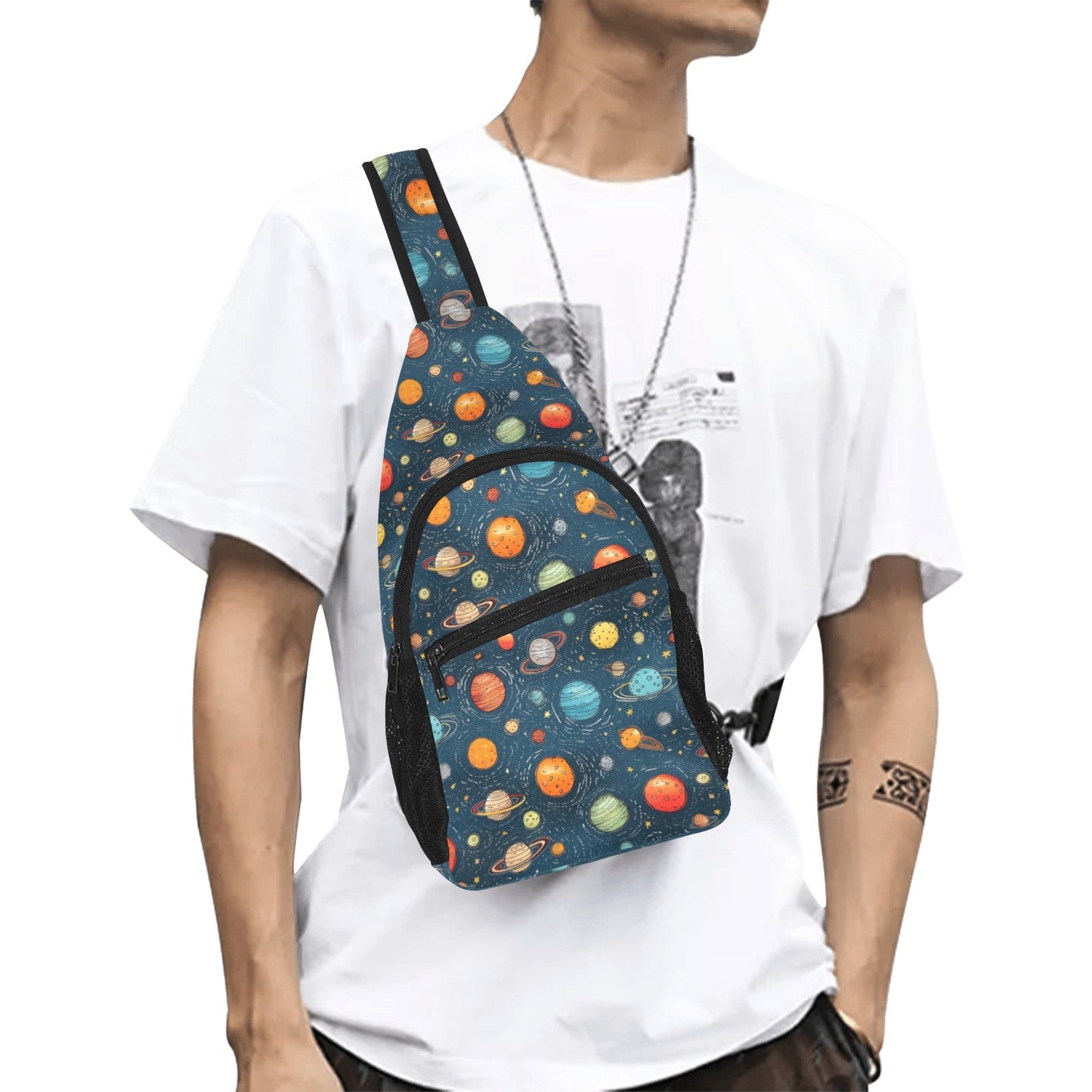 Galaxy - Chest Bag With Full Print