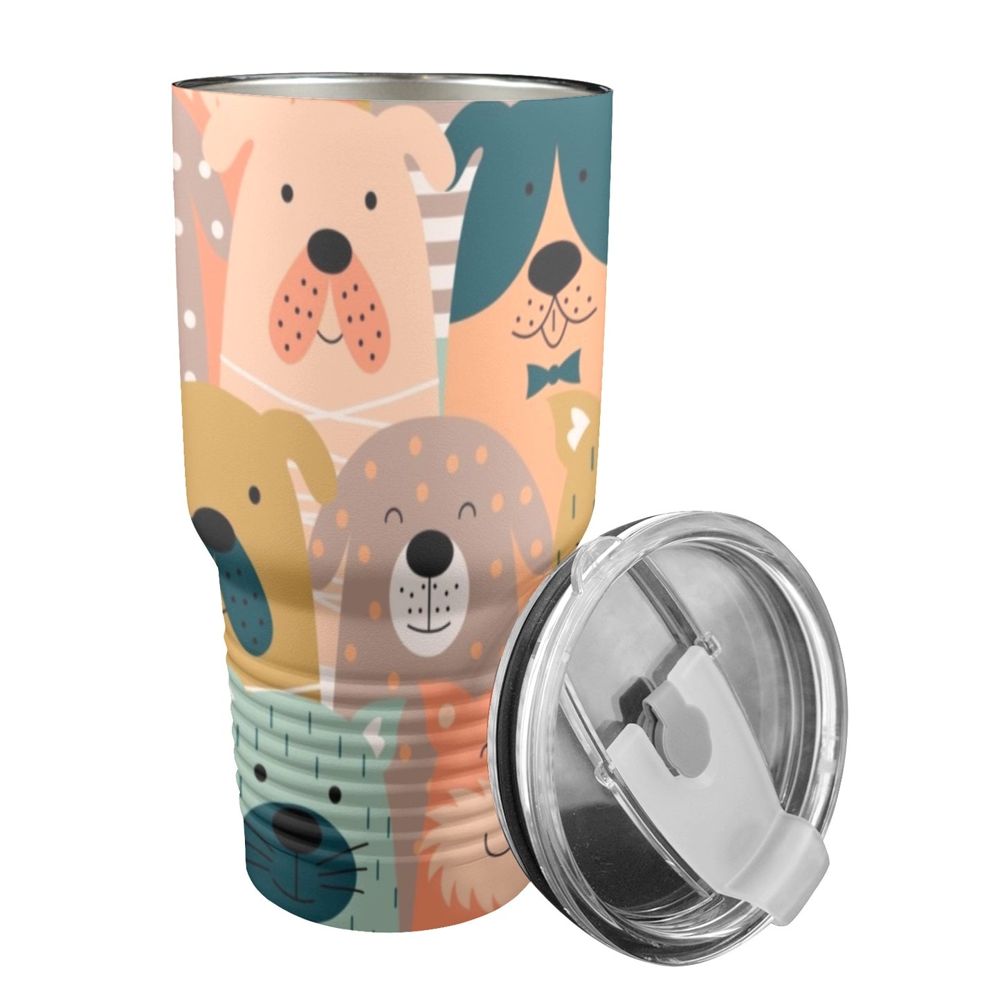 Lots Of Dogs - 30oz Insulated Stainless Steel Mobile Tumbler