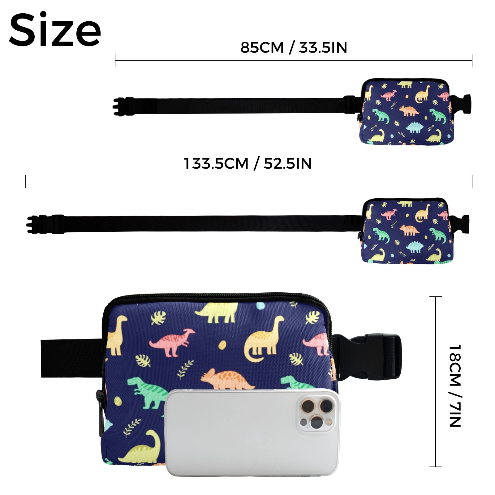 Dinosaurs - Belt Bag Belt Bag animal Printed Offshore