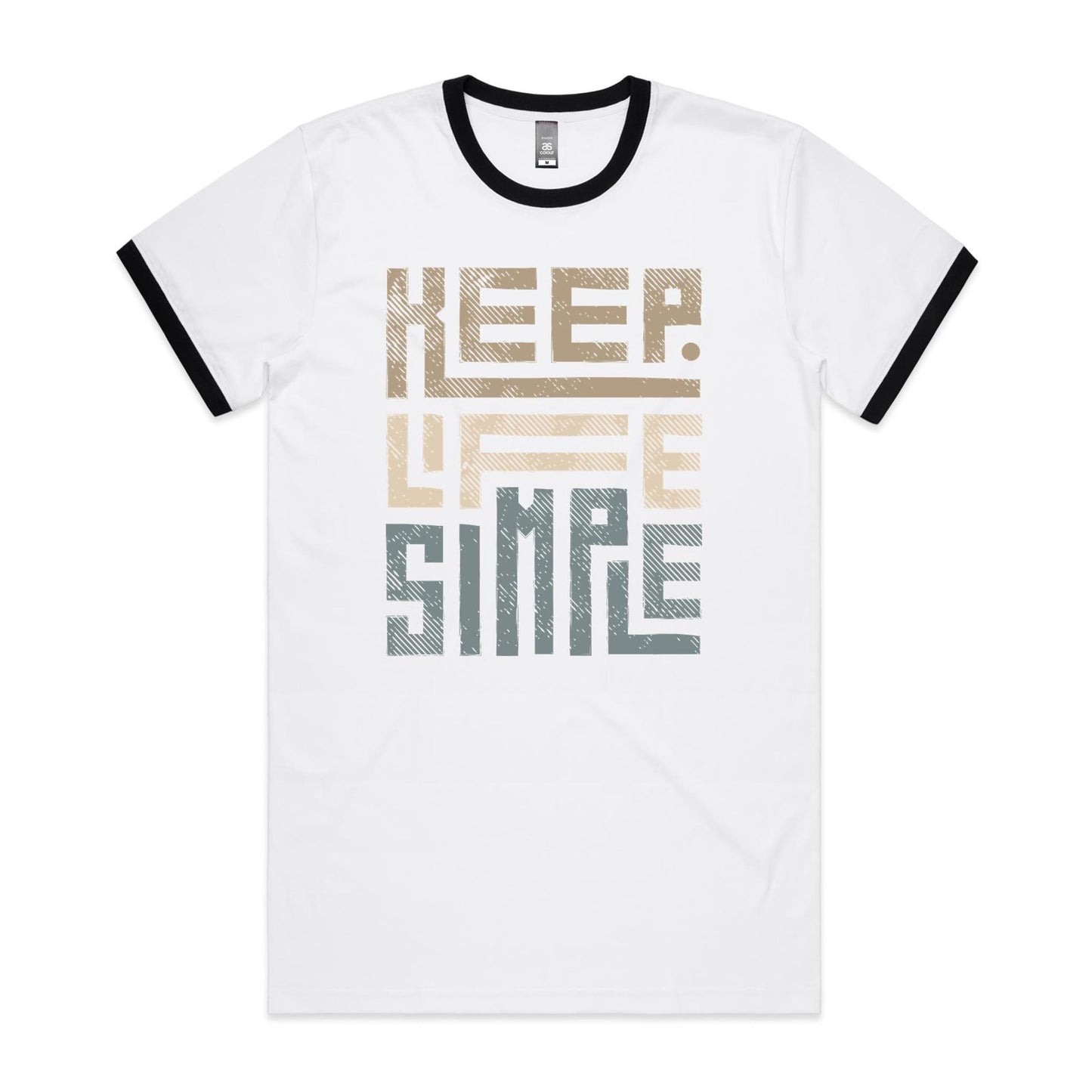 Keep Life Simple - Staple Ringer Tee