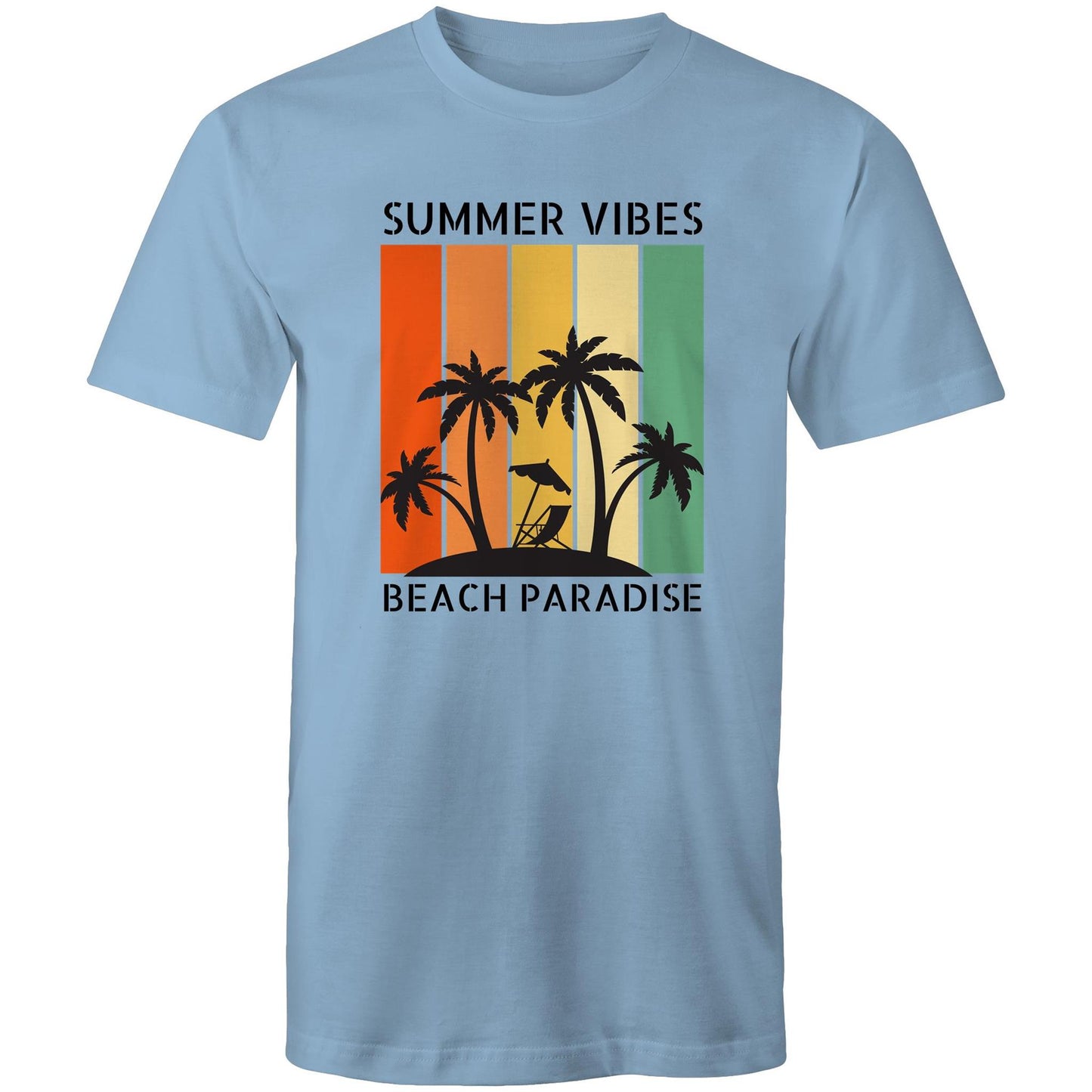 Beach Paradise, Summer Vibes - Mens T-Shirt