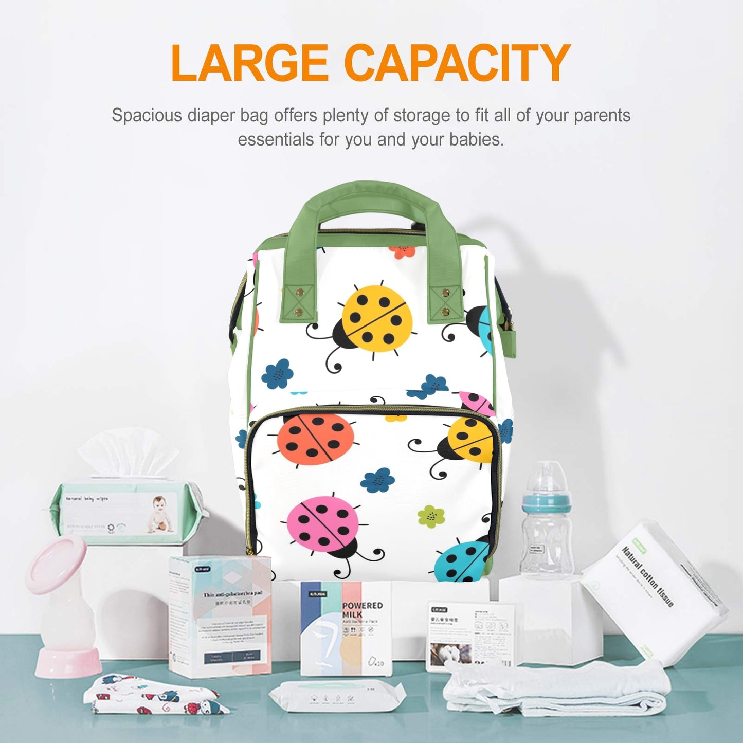 Ladybugs - Multifunction Backpack