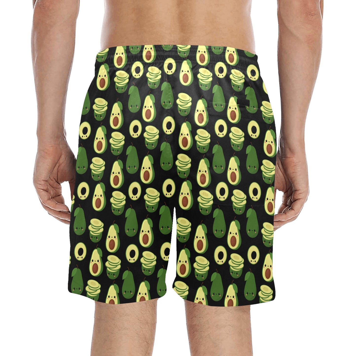 Cute Avocados - Men's Mid-Length Beach Shorts