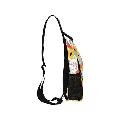 Fun Floral - Cross-Body Chest Bag Cross-Body Chest Bag