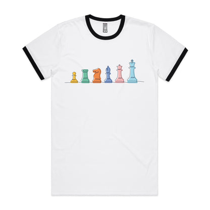 Chess - Staple Ringer Tee