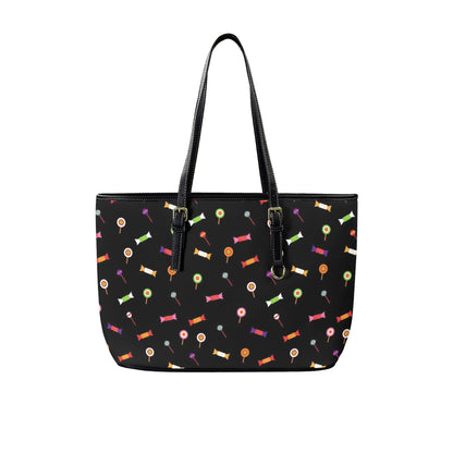 Candy - Leather Tote Bag-Large