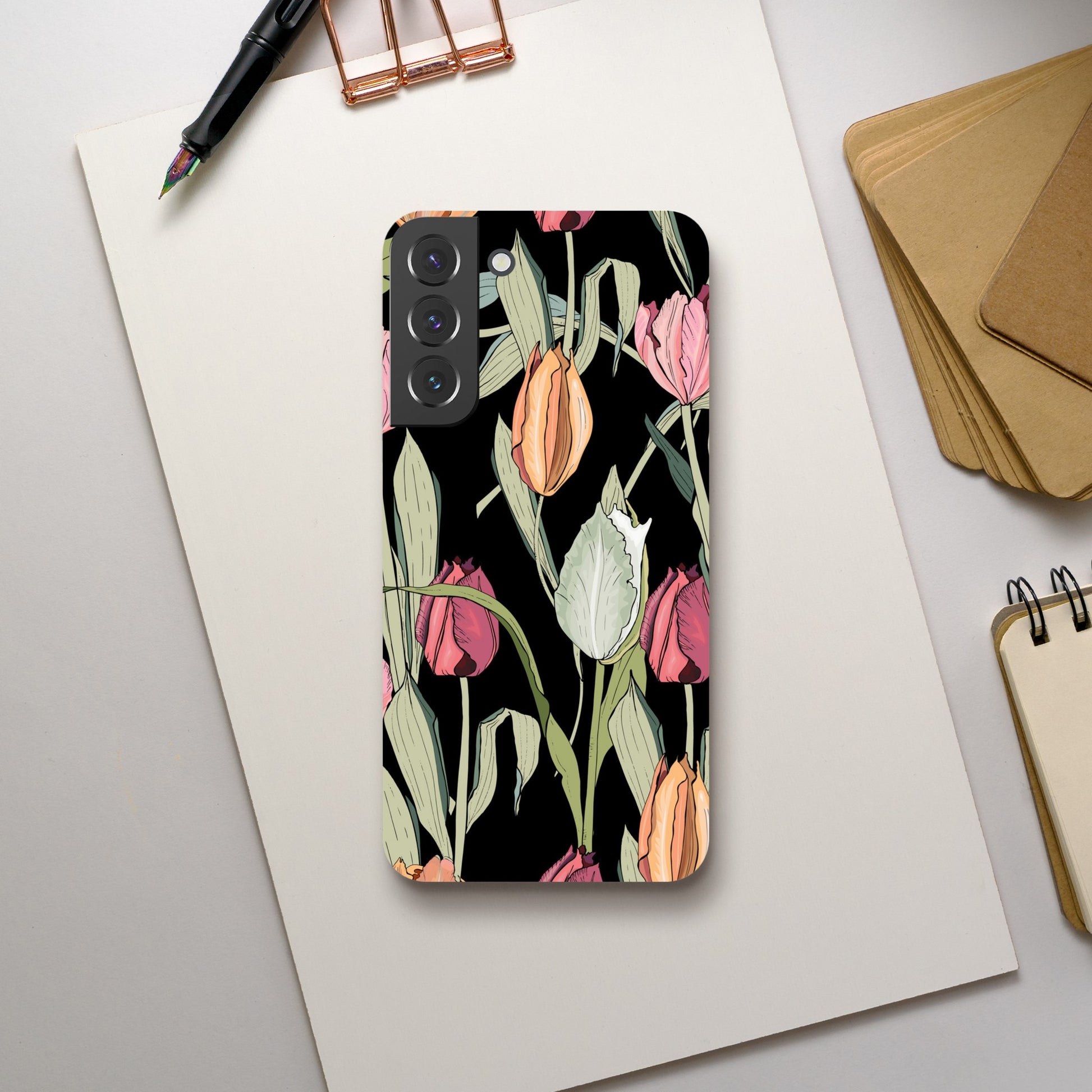 Tulips - Slim case Samsung - Galaxy S22 Plus Print Material Globally Fulfilled