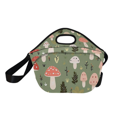 Toadstools - Neoprene Lunch Bag/Large