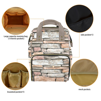 Stone Wall - Multifunction Backpack Multifunction Backpack Printed Offshore