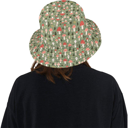 Mushroom Garden - Womens Bucket Hat