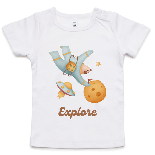 Explore, Astronaut, Space - Baby T-shirt