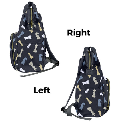 Chess Pattern - Multifunction Backpack