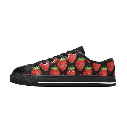 Strawberry Characters - Men's Classic Canvas Shoes