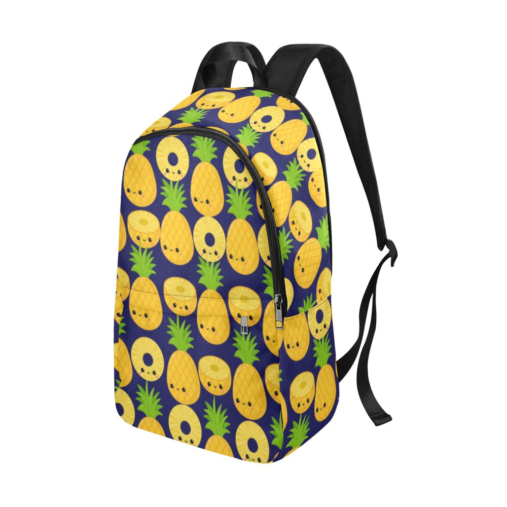 Happy Pineapples - Fabric Backpack for Adult Adult Casual Backpack Food