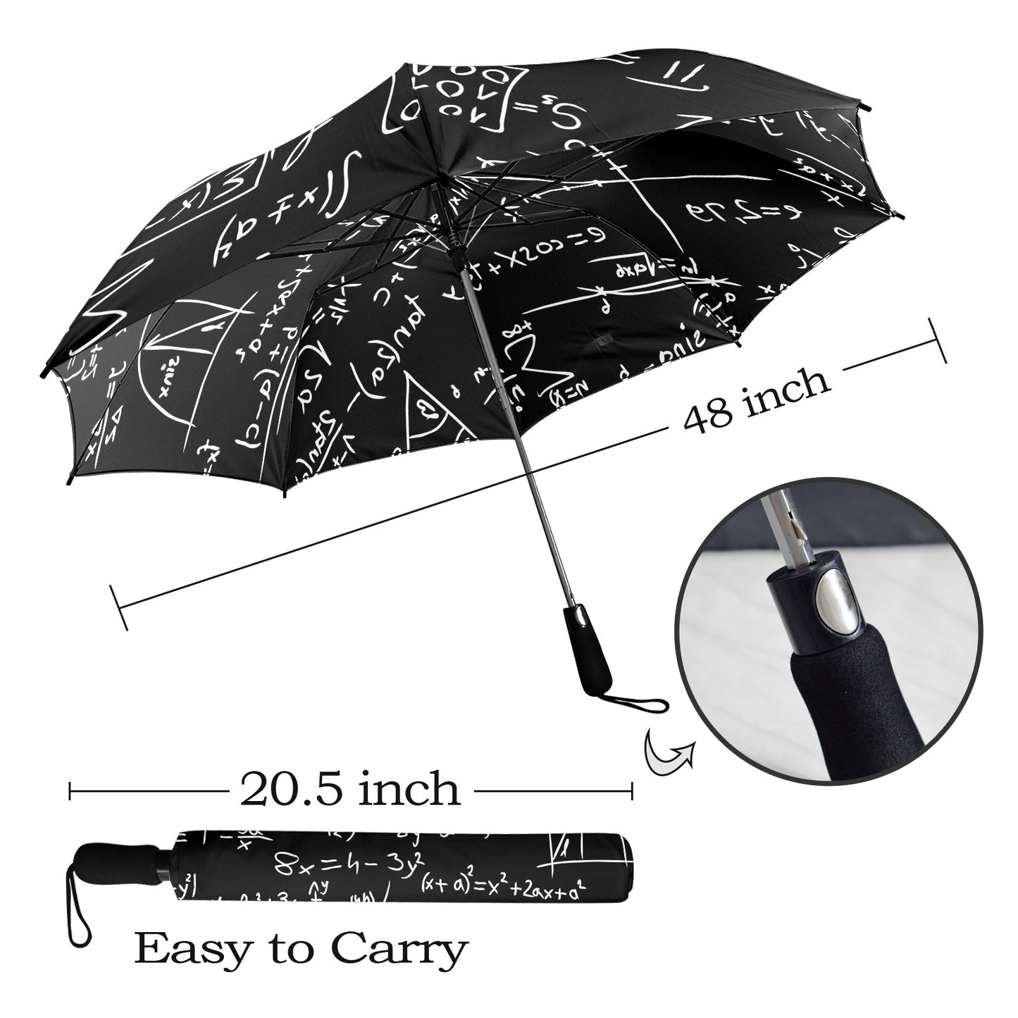 Equations - Semi-Automatic Foldable Umbrella Semi-Automatic Foldable Umbrella Printed Offshore