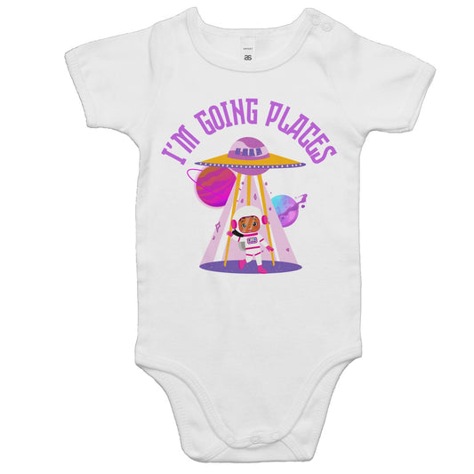 I'm Going Places, Astronaut, UFO - Baby Bodysuit