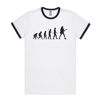 Guitarist Evolution - Staple Ringer Tee