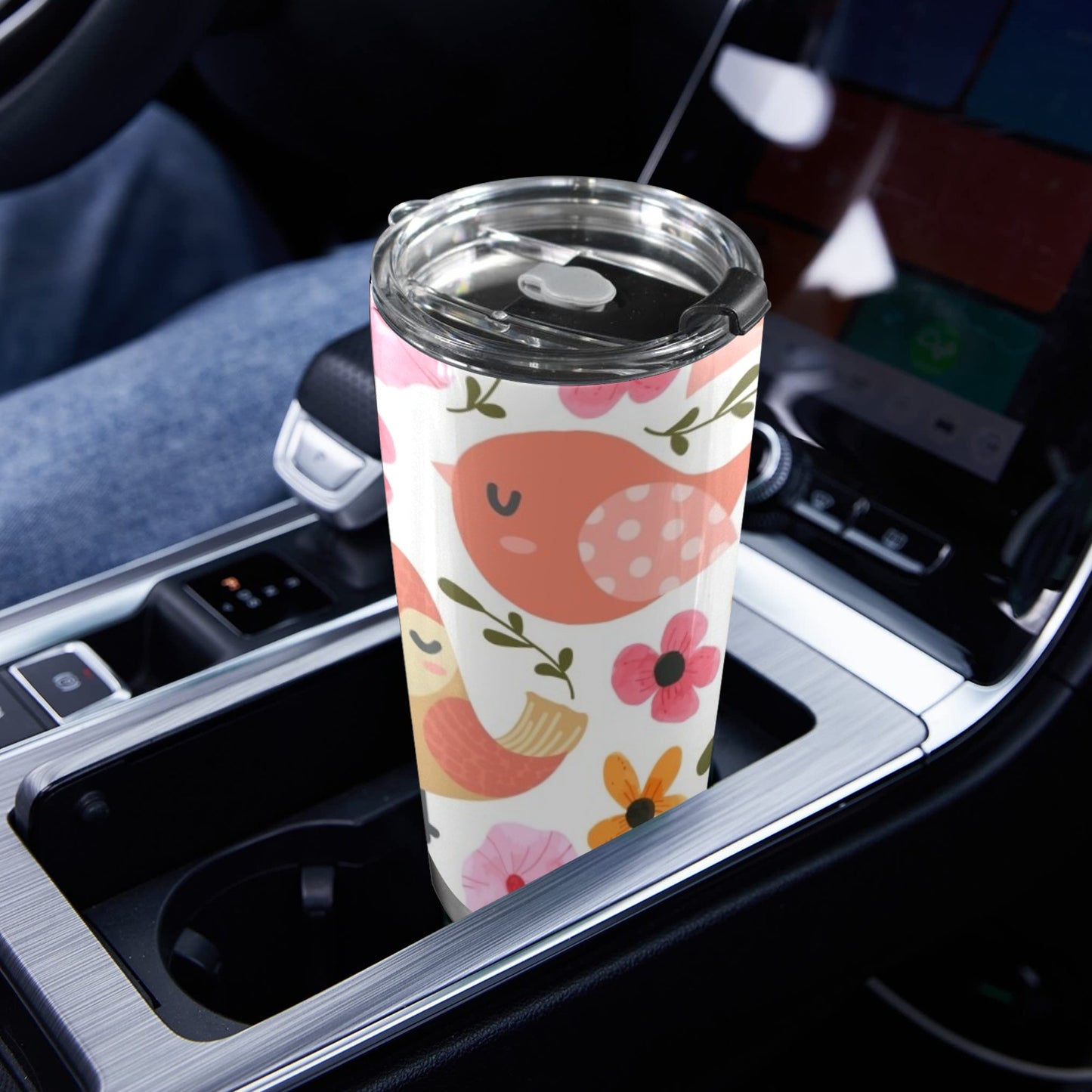 Lovely Birds - 20oz Travel Mug / Tumbler