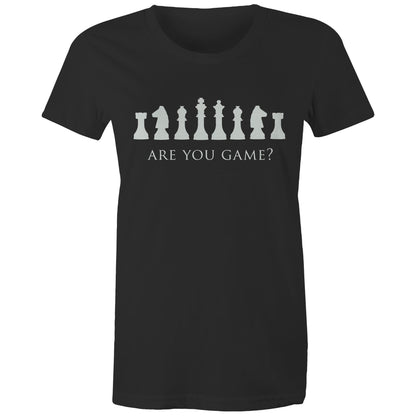 Are You Game, Chess - Womens T-shirt