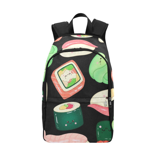 Happy Sushi - Fabric Backpack for Adult Adult Casual Backpack Food