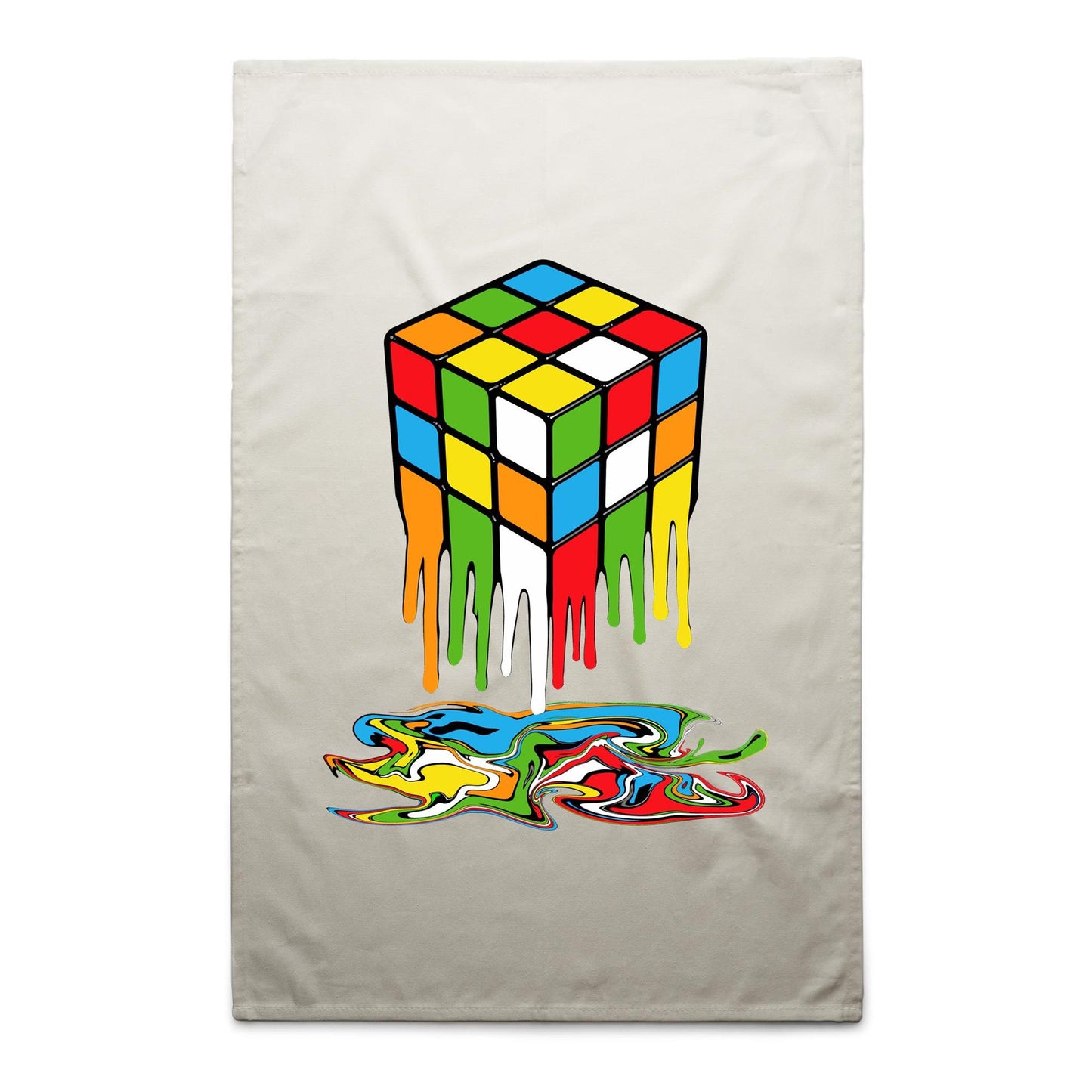 Melting Game Cube - AS Colour Tea Towel