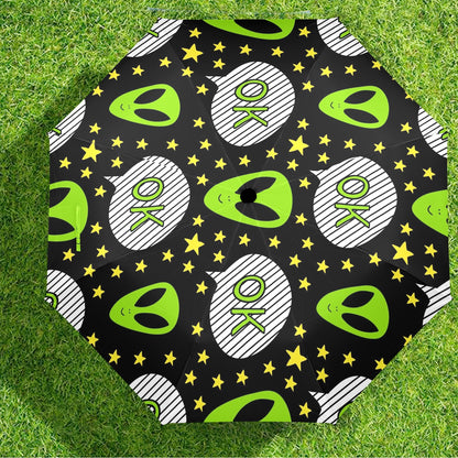 Alien OK - Semi-Automatic Foldable Umbrella Semi-Automatic Foldable Umbrella