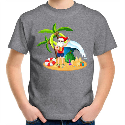 Summer Surf Santa - Kids Youth T-Shirt