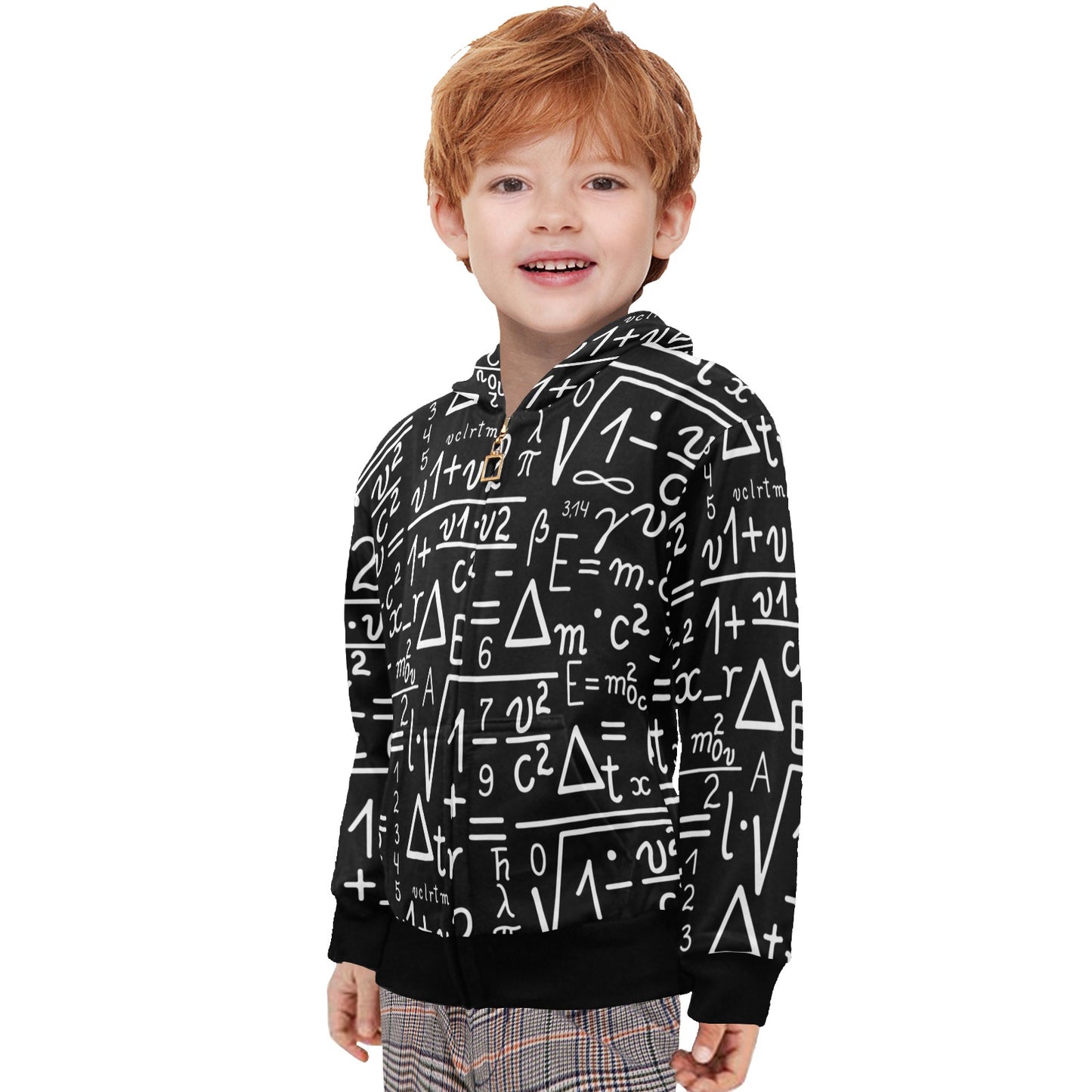 Mathematics - Junior Boys Zip Up Hoodie