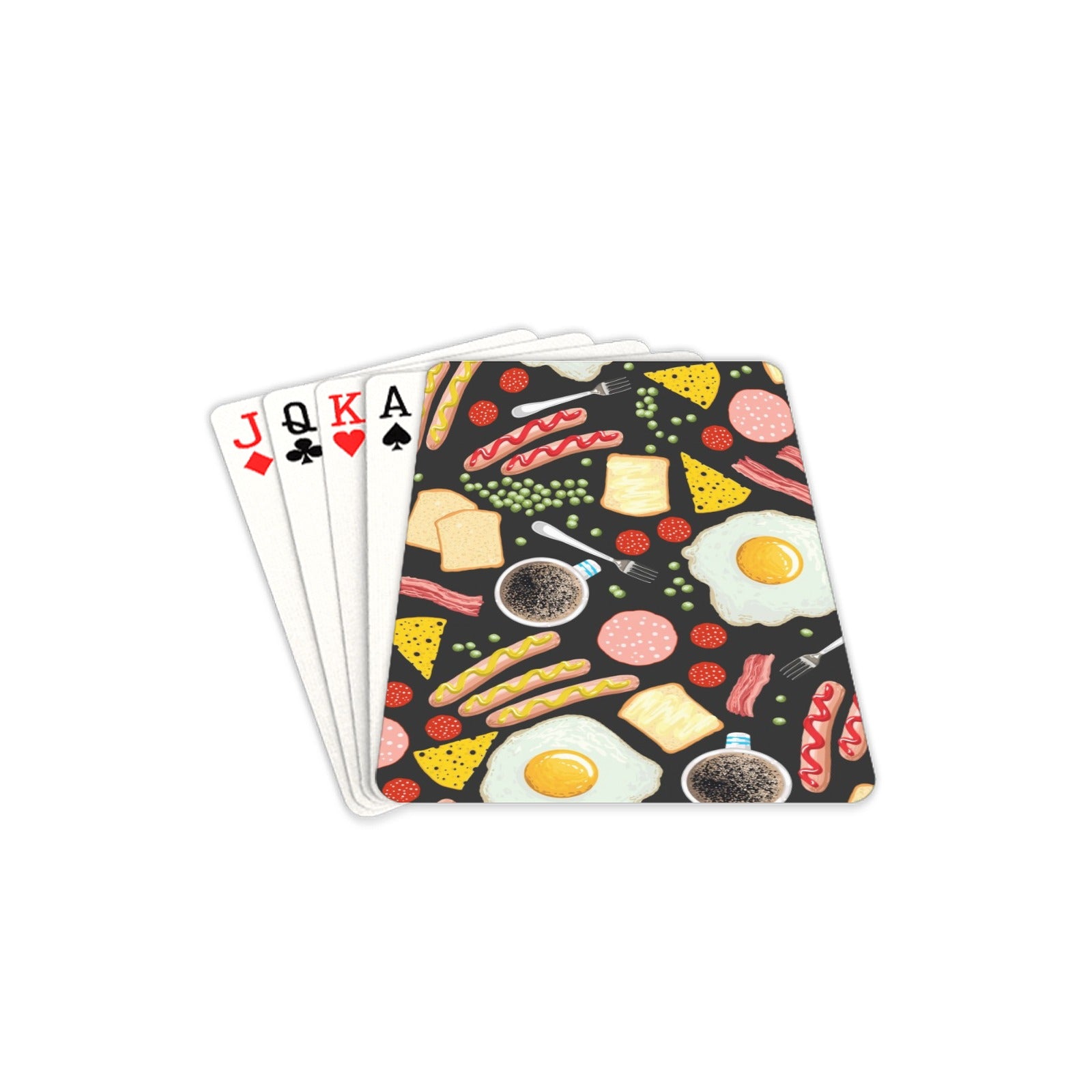 Breakfast Food - Playing Cards 2.5"x3.5" Playing Card 2.5"x3.5"