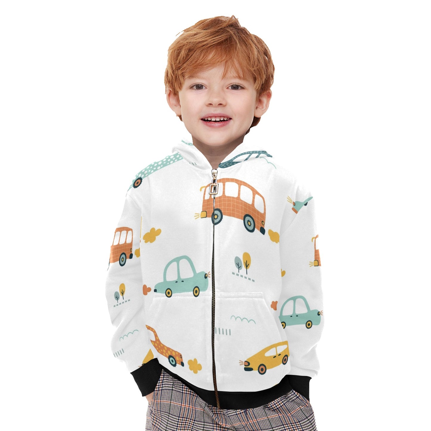 Cars - Junior Boys Zip Up Hoodie